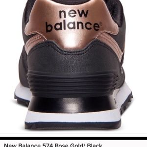 women's 574 rose gold casual sneakers from finish line